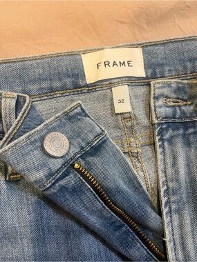 Frame Denim Light Blue High-Rise Jeans
